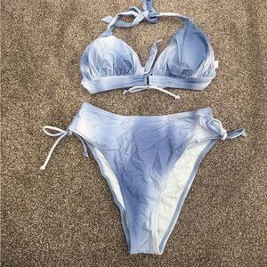 Cupshe Blue Bikini Set